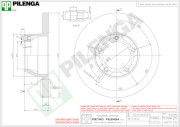 5870 PILENGA brzdový kotúč 5870 PILENGA