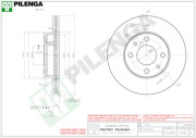 V032 PILENGA brzdový kotúč V032 PILENGA