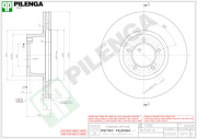 V074 PILENGA brzdový kotúč V074 PILENGA