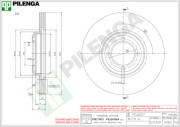 V084 PILENGA brzdový kotúč V084 PILENGA