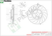 V1015 Brzdový kotouč PILENGA