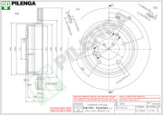 V115 PILENGA brzdový kotúč V115 PILENGA