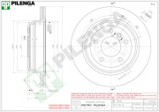 V1403 PILENGA brzdový kotúč V1403 PILENGA