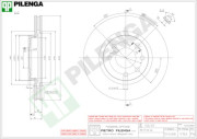 V162 PILENGA brzdový kotúč V162 PILENGA