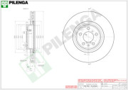 V1711 PILENGA brzdový kotúč V1711 PILENGA