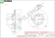 V404 Brzdový kotouč PILENGA