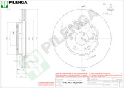 V417 PILENGA brzdový kotúč V417 PILENGA