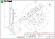 V529 PILENGA brzdový kotúč V529 PILENGA