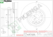 V719 PILENGA brzdový kotúč V719 PILENGA