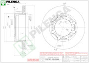 V789 PILENGA brzdový kotúč V789 PILENGA