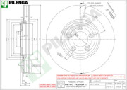 V826 PILENGA brzdový kotúč V826 PILENGA