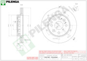 V960 PILENGA brzdový kotúč V960 PILENGA