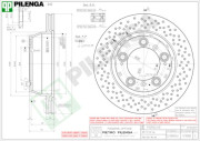 V988 PILENGA brzdový kotúč V988 PILENGA