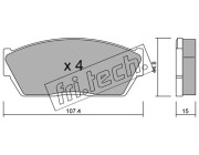 056.0 Sada brzdových destiček, kotoučová brzda fri.tech.