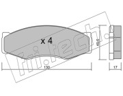 068.0 Sada brzdových destiček, kotoučová brzda fri.tech.