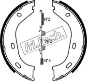 1052.116K Sada brzdových čelistí, parkovací brzda fri.tech.