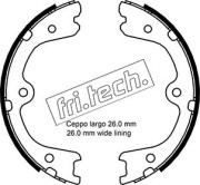 1067.201 Sada brzdových čelistí, parkovací brzda fri.tech.