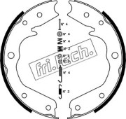 1073.173K Sada brzdových čelistí, parkovací brzda fri.tech.