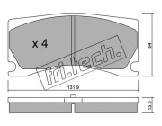 1106.0 Sada brzdových destiček, kotoučová brzda fri.tech.