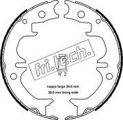 1115.314 Sada brzdových čelistí, parkovací brzda fri.tech.