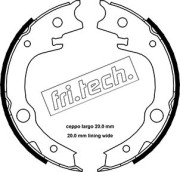 1115.315 Sada brzdových čelistí, parkovací brzda fri.tech.