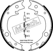 1115.315K Sada brzdových čelistí, parkovací brzda fri.tech.