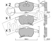 120.1 Sada brzdových destiček, kotoučová brzda fri.tech.