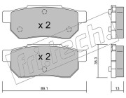 173.0 Sada brzdových destiček, kotoučová brzda fri.tech.