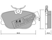 244.0 Sada brzdových destiček, kotoučová brzda fri.tech.