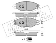 262.0 Sada brzdových destiček, kotoučová brzda fri.tech.