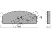 274.0 Sada brzdových destiček, kotoučová brzda fri.tech.