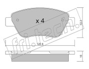 330.1 Sada brzdových destiček, kotoučová brzda fri.tech.