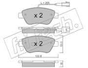 330.3 Sada brzdových destiček, kotoučová brzda fri.tech.