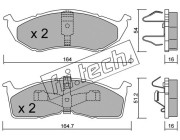 365.1 Sada brzdových destiček, kotoučová brzda fri.tech.