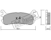 408.0 Sada brzdových destiček, kotoučová brzda fri.tech.