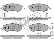 433.0 Sada brzdových destiček, kotoučová brzda fri.tech.