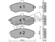 520.0 fri.tech. sada brzdových platničiek kotúčovej brzdy 520.0 fri.tech.