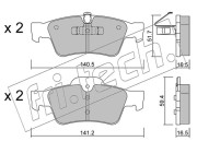 584.1 Sada brzdových destiček, kotoučová brzda fri.tech.