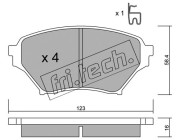 623.0 fri.tech. sada brzdových platničiek kotúčovej brzdy 623.0 fri.tech.