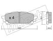 629.0 Sada brzdových destiček, kotoučová brzda fri.tech.