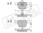 660.0 Sada brzdových destiček, kotoučová brzda fri.tech.