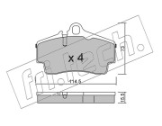 674.0 Sada brzdových destiček, kotoučová brzda fri.tech.