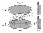 679.0 Sada brzdových destiček, kotoučová brzda fri.tech.