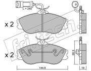 679.1 Sada brzdových destiček, kotoučová brzda fri.tech.