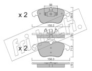 691.4 Sada brzdových destiček, kotoučová brzda fri.tech.