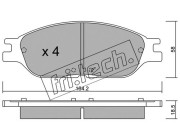 698.0 Sada brzdových destiček, kotoučová brzda fri.tech.