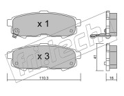 751.0 Sada brzdových destiček, kotoučová brzda fri.tech.