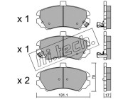 901.0 Sada brzdových destiček, kotoučová brzda fri.tech.