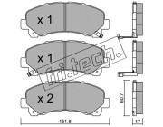 919.0 Sada brzdových destiček, kotoučová brzda fri.tech.