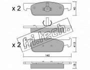 991.3 Sada brzdových destiček, kotoučová brzda fri.tech.